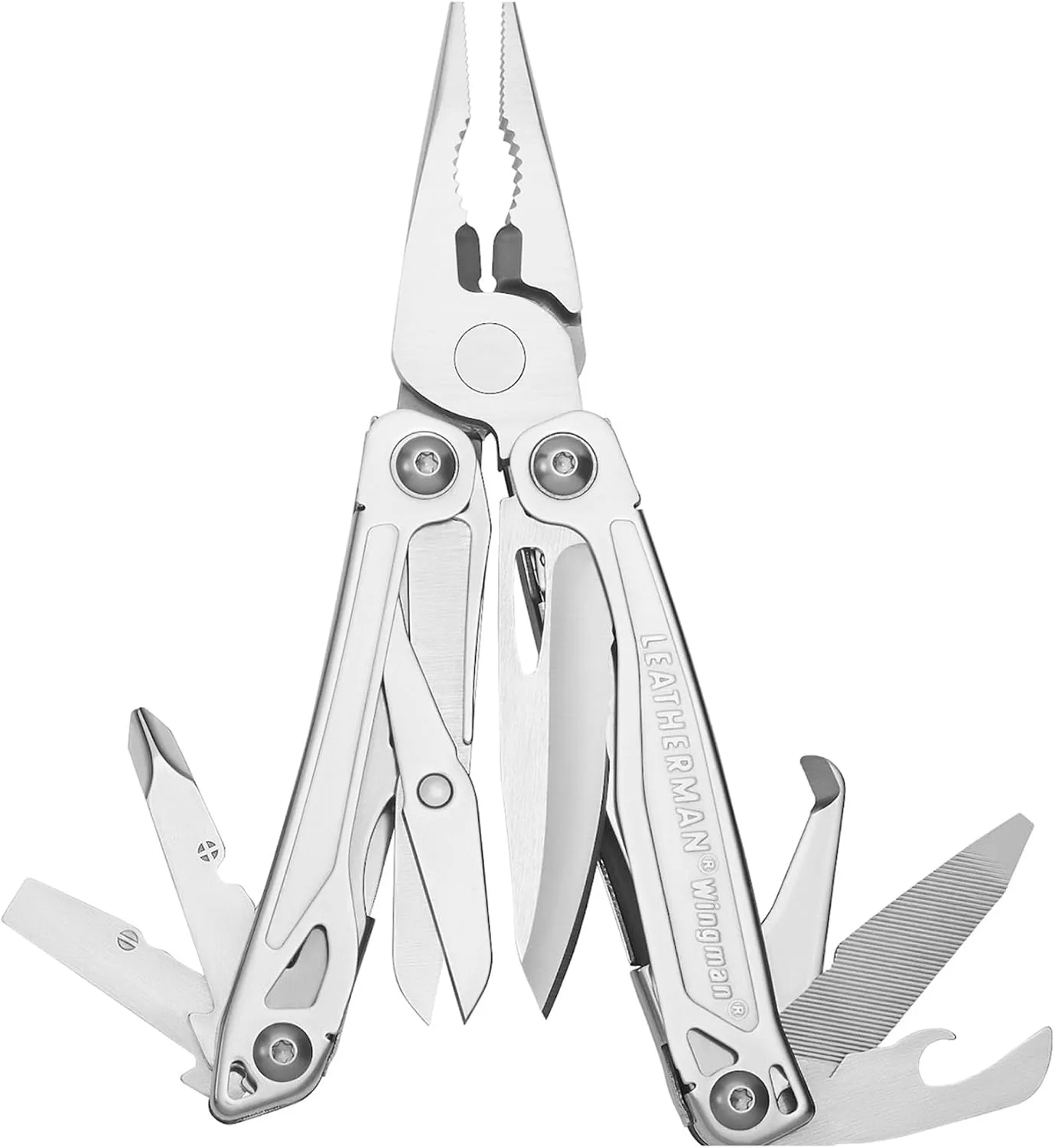 LEATHERMAN Wingman Multi-Tool, Spring-Action Pliers and Scissors, Stainless