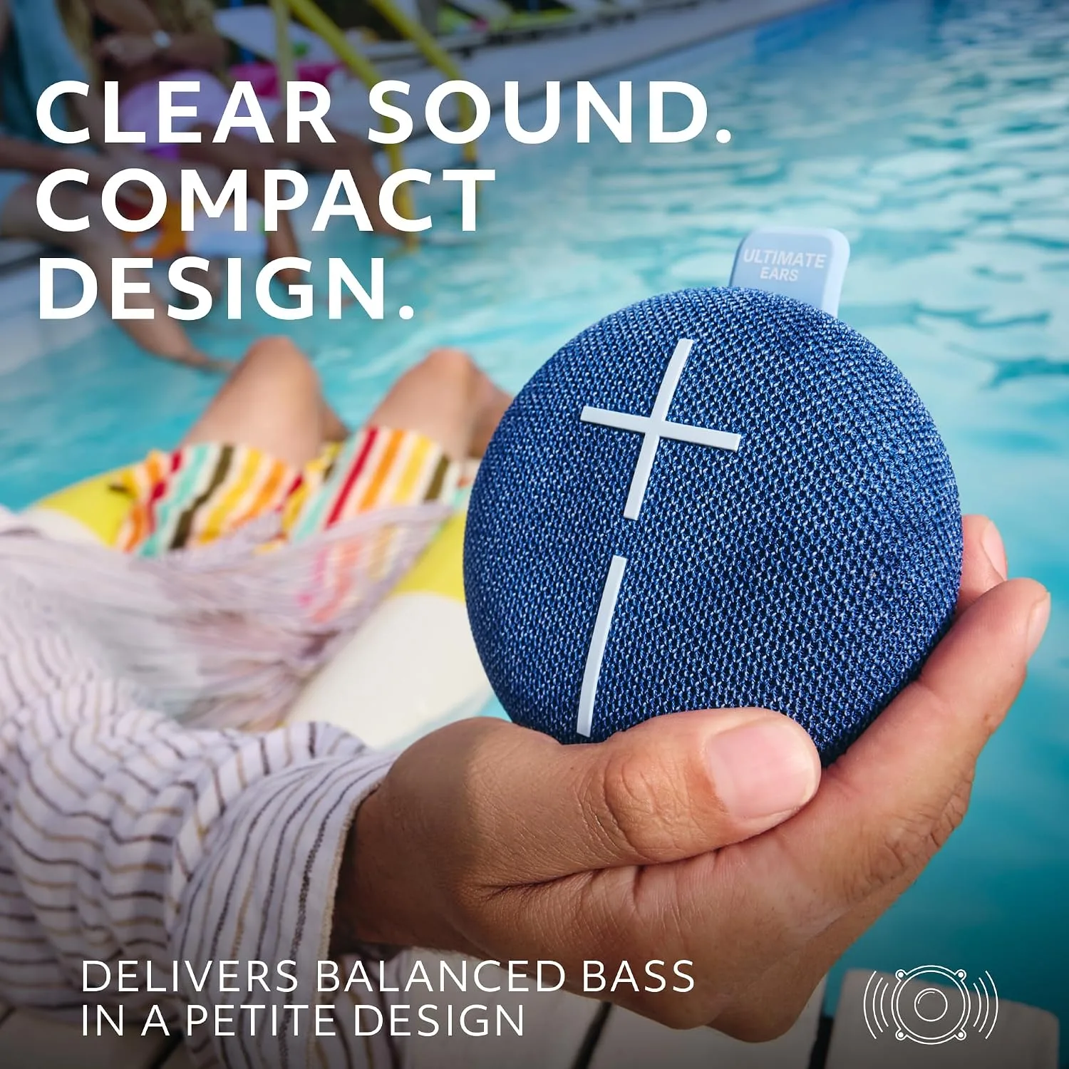 Ultimate Ears MINIROLL Waterproof Bluetooth Speaker - Majestic Blue