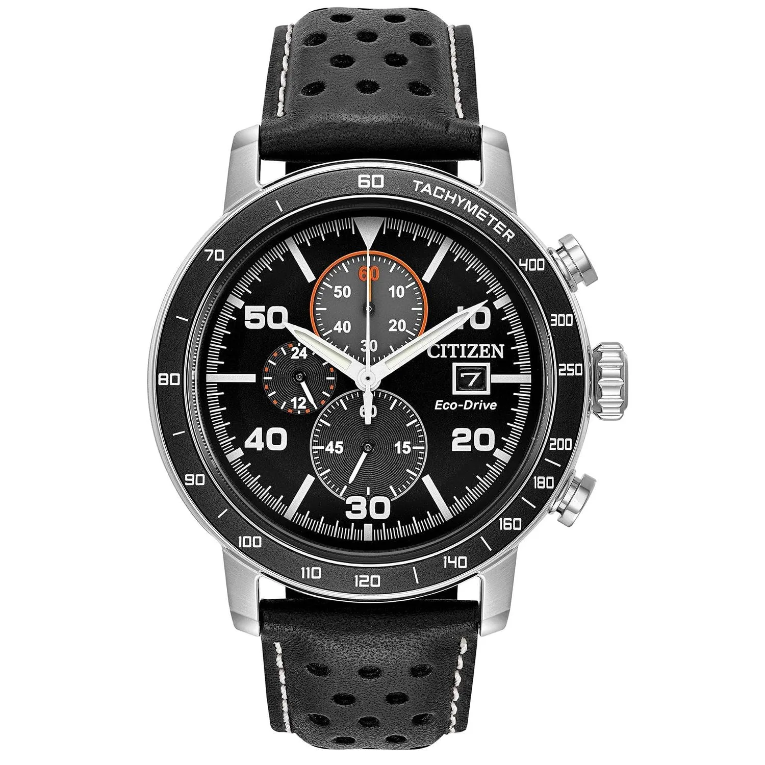 Citizen Men's Eco-Drive Weekender Brycen Chronograph Watch in Stainless Steel