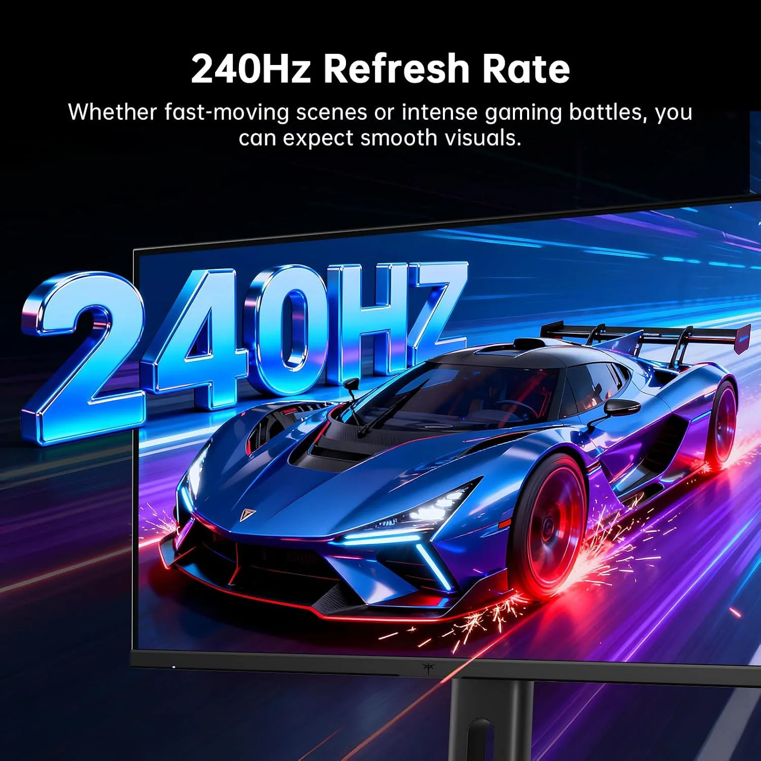 KTC 24.5 Inch 240Hz Gaming Monitor, FHD Fast IPS Computer Monitor, H25T7-3
