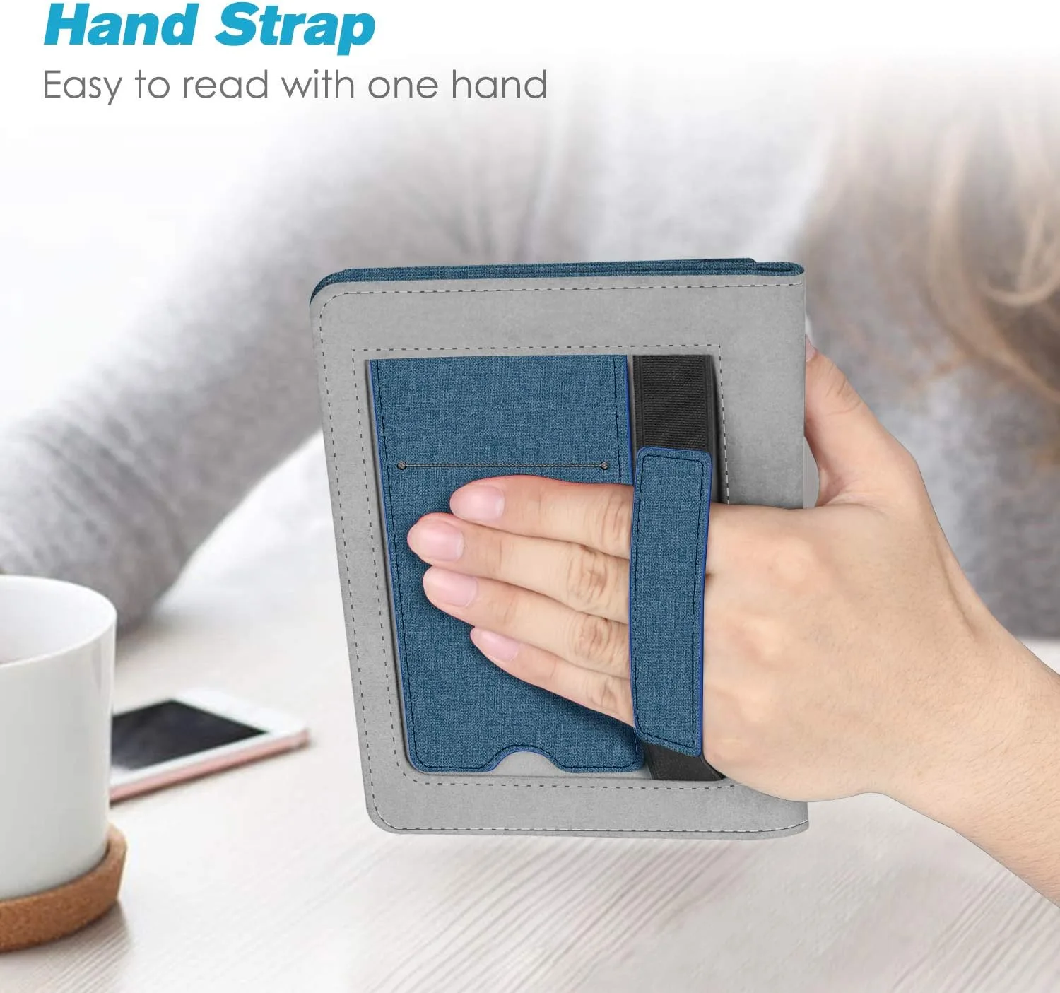 Fintie Stand Case for 6" Kindle Paperwhite 10th Gen 2018, Twilight Blue