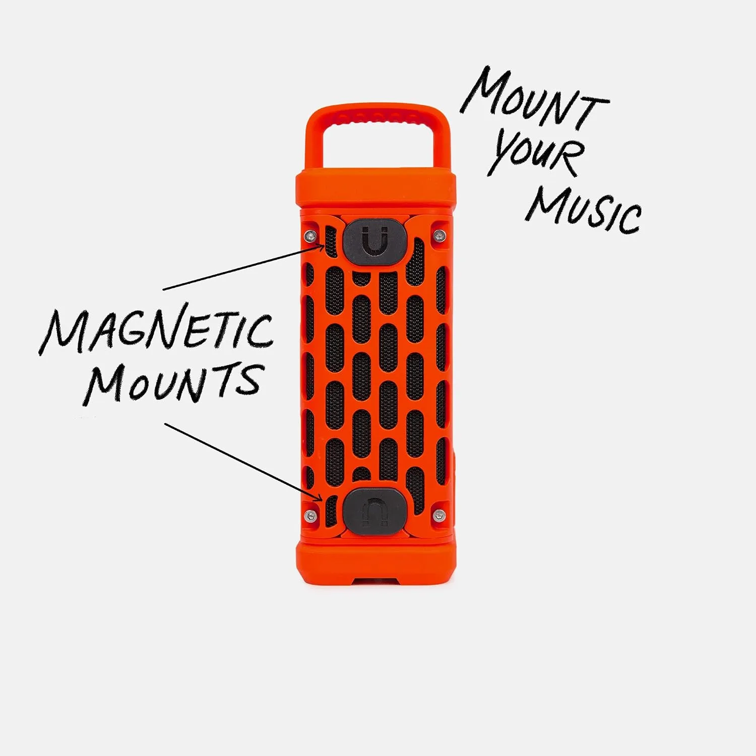 Turtlebox Ranger Bluetooth Speaker. Ultra-Portable, Waterproof, Orange