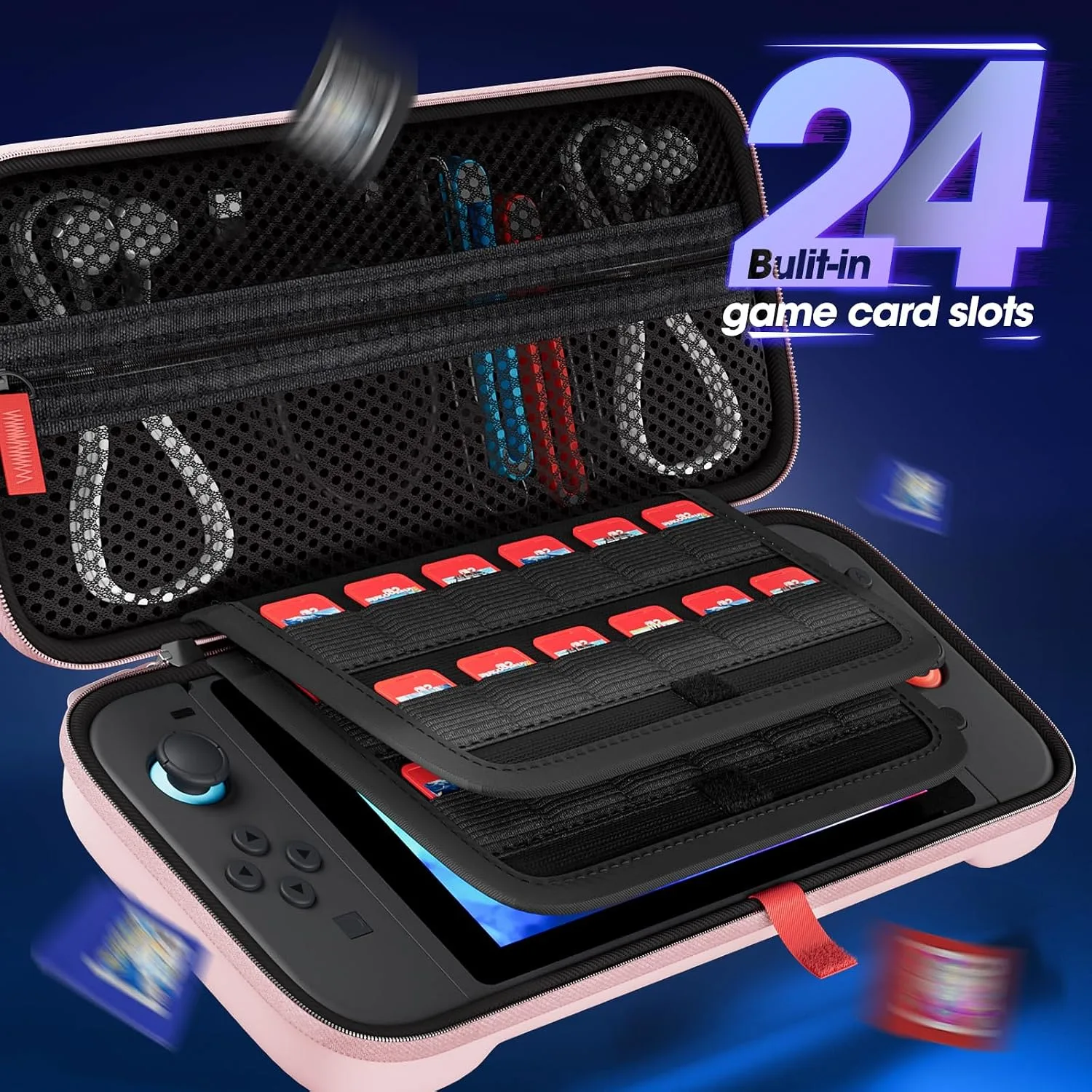 ProCase Carrying Case for Nintendo Switch 2 2025, Slim Travel Case -Pink