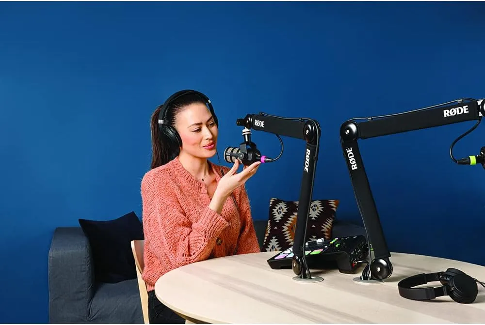 RØDE PSA1+ Professional Studio Boom Arm with Spring Damping, Black