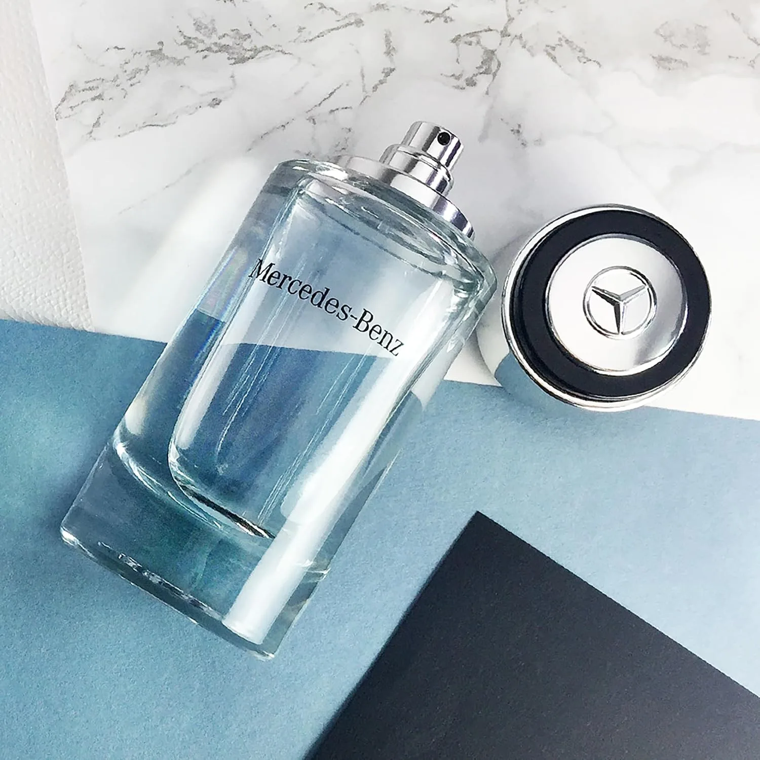 Mercedes Benz Cologne for Men - 4 Fl Oz - Eau De Toilette Perfume Spray for Man - Woody & Musky Scent - Luxury Long Lasting Fragrance with Notes Of Violet leaves, Cascalone & Vetiver