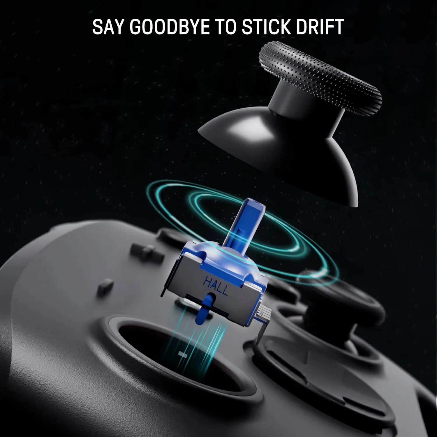 Switch 2 Pro Controller Hall Effect for Switch OLED/2, Wireless Switch Remote with NFC, Firefly Bluetooth Hidden Glow RGB Gamepad with Wake Up,Turbo,Macro Back Buttons,Gyro,Motion & Vibration Control