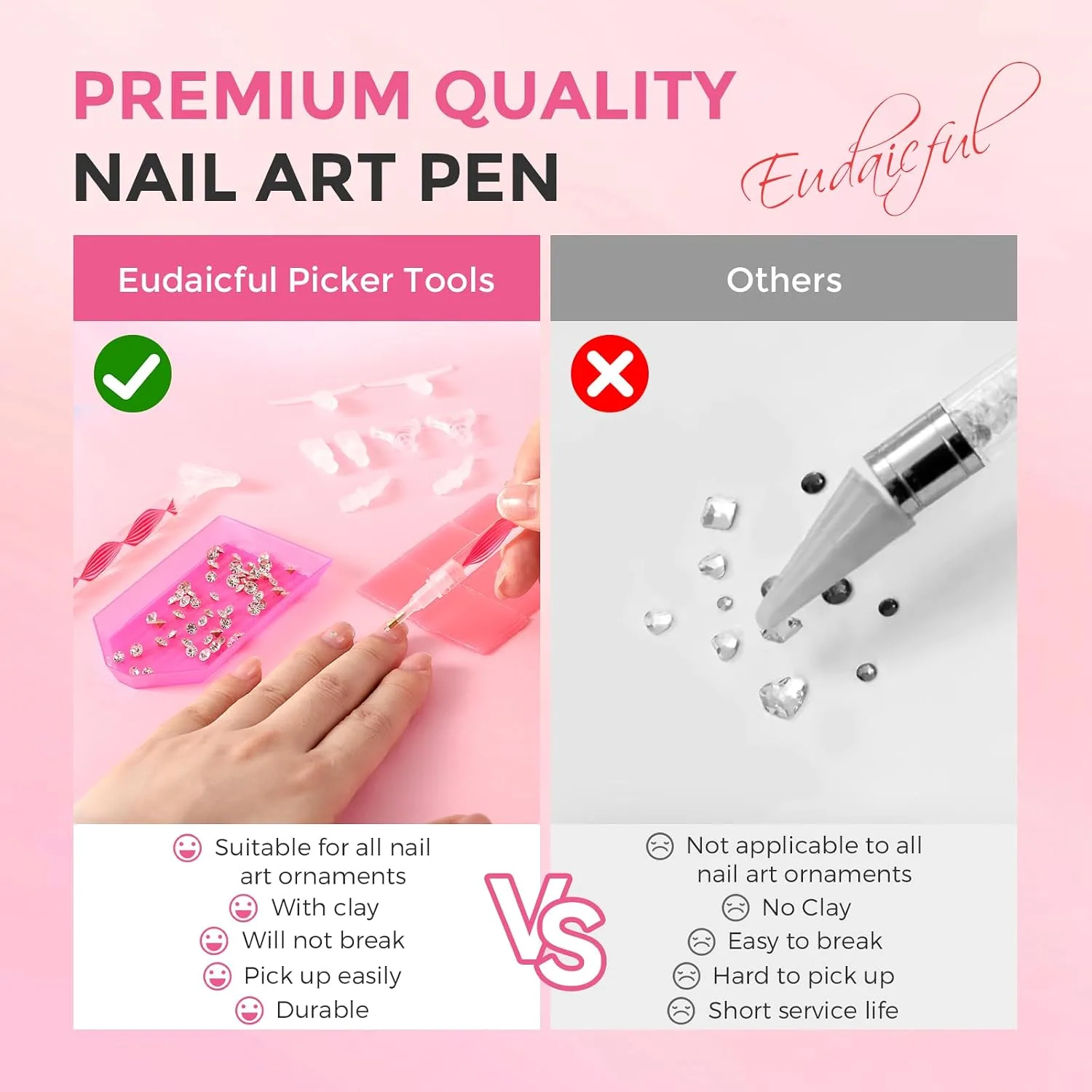 5.0 Pro Rhinestone Picker Tool Kit 16pcs, Bedazzling Pen | Diamond Art Tool