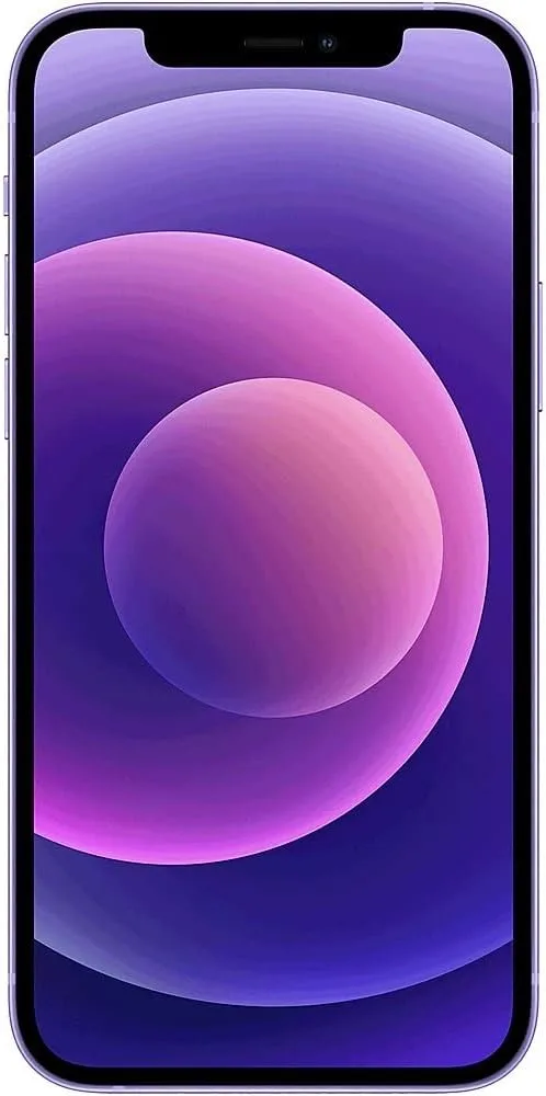 Apple iPhone 12, 128GB, Purple - Unlocked (Renewed)