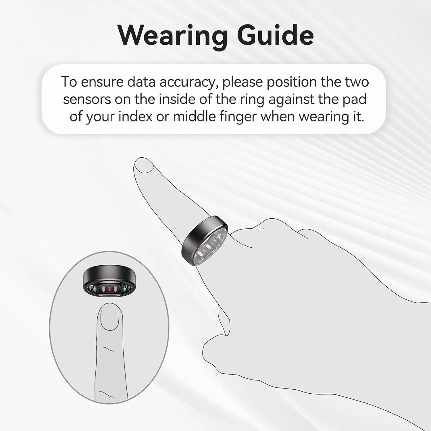 RingConn Gen 2 Sizing Kit - Size Before You Buy (Sizes 6-14)