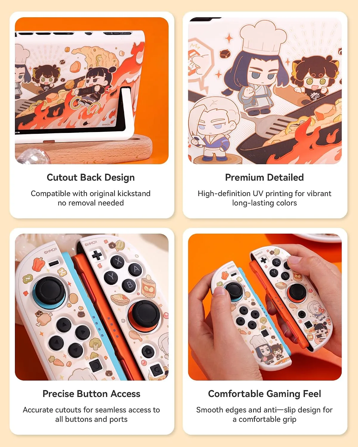 GeekShare Protective Shell Compatible with Switch 2 (Passionate Kitchen)
