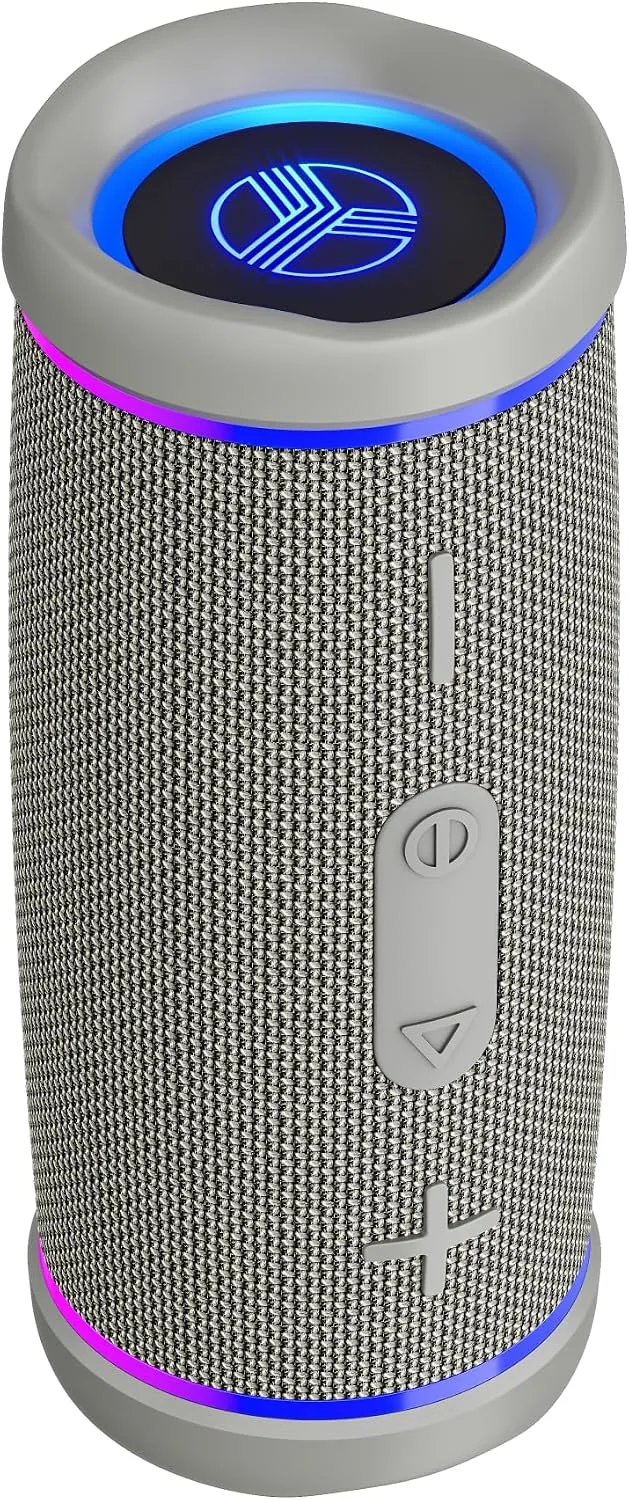 TREBLAB HD77 Waterproof Bluetooth Speaker, 30W Deep Bass, RGB Light, 20H