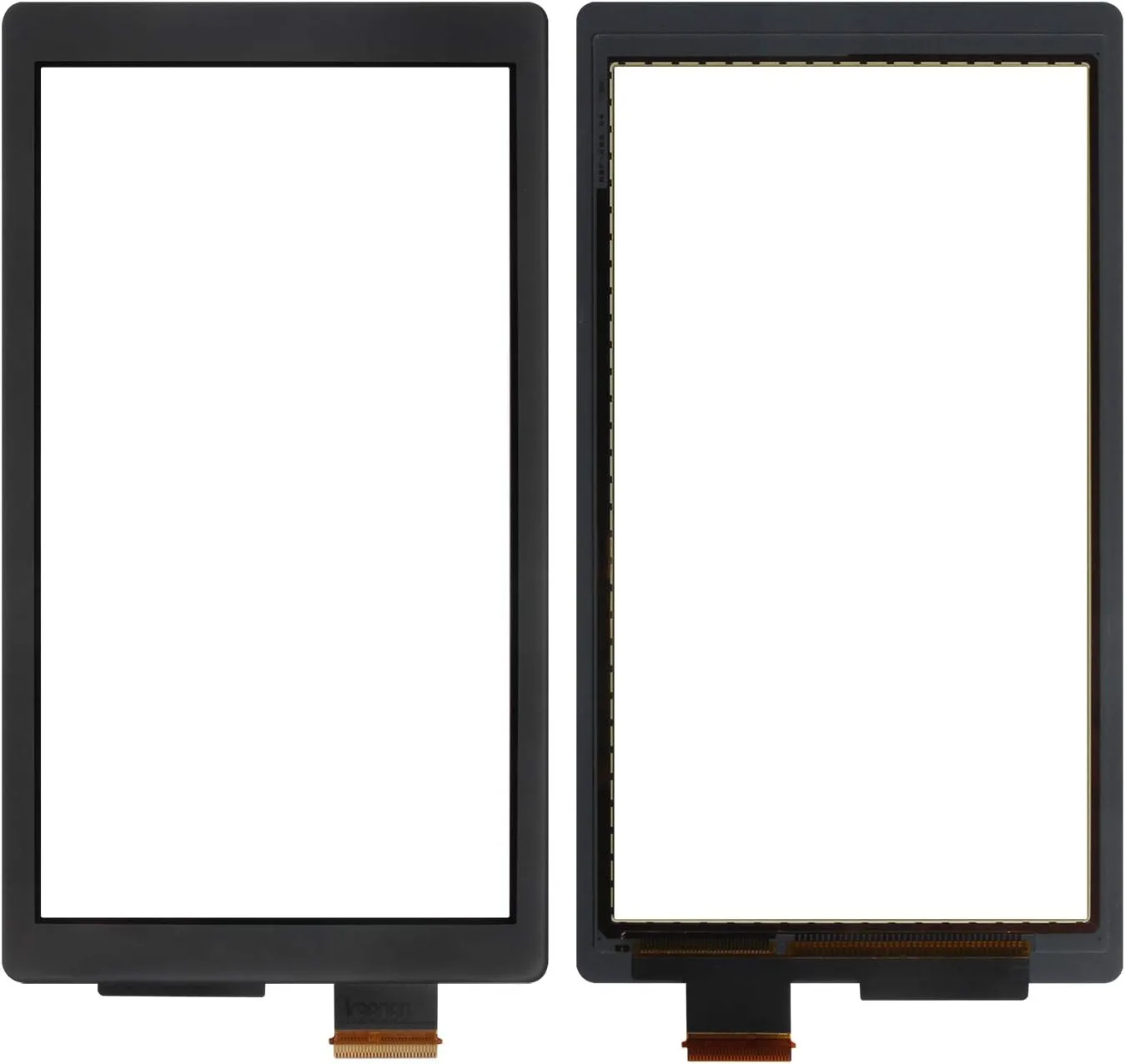 A-MIND Touch Screen for Nintendo Switch Lite Only，Front Touch Panel Replacement Parts Repair Set，With Tool Repair Kit + Screen Protector (Gray)