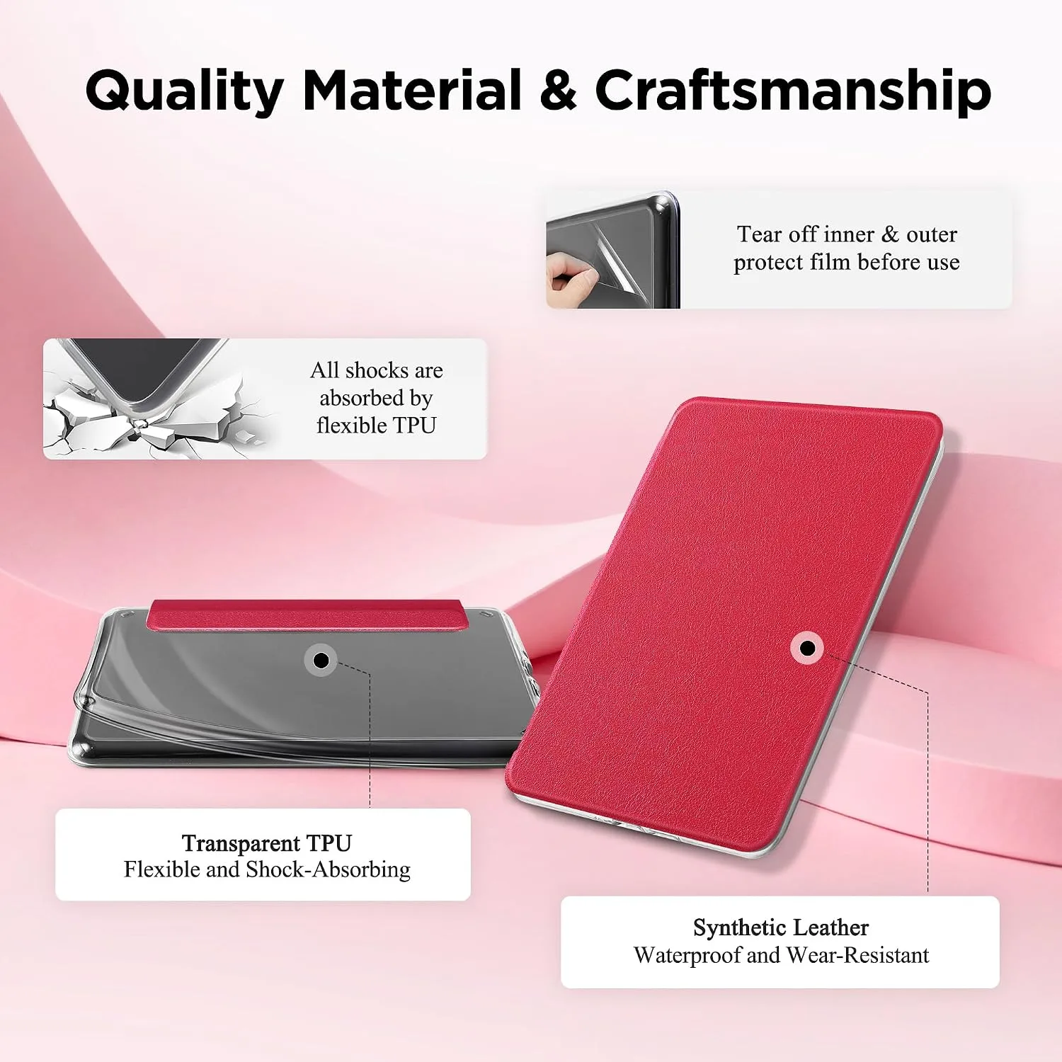 SESENSE Magnetic Case for 7'' Kindle Paperwhite 12th Gen 2024 & Colorsoft