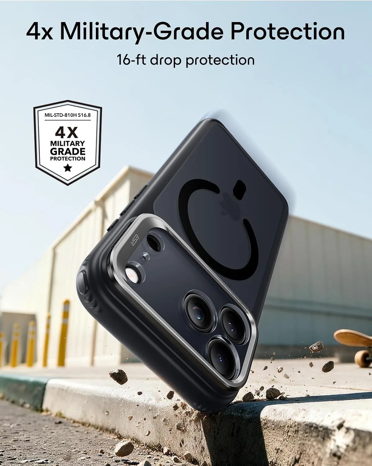 ESR Classic Hybrid for iPhone 18 Pro Max/17 Pro Max Case with Flex Stand
