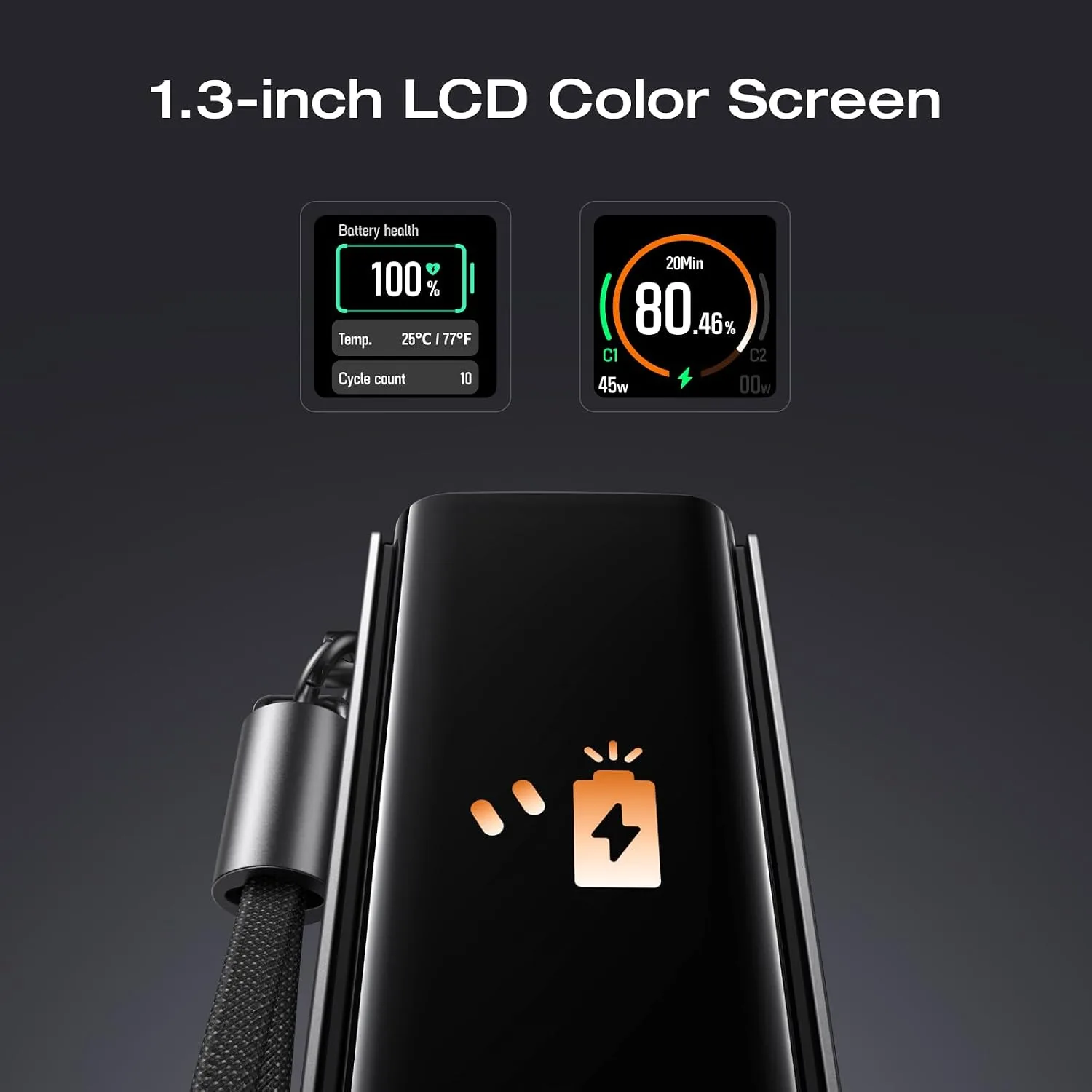 EF ECOFLOW RAPID Pro Power Bank with 67W Wall Plug, 10,000mAh 3-in-1 Portable Charger with Built-in USB-C Cable, 45W Fast Recharging, Travel Essentials for iPhone 17/16 Series, Galaxy, Laptops, and More