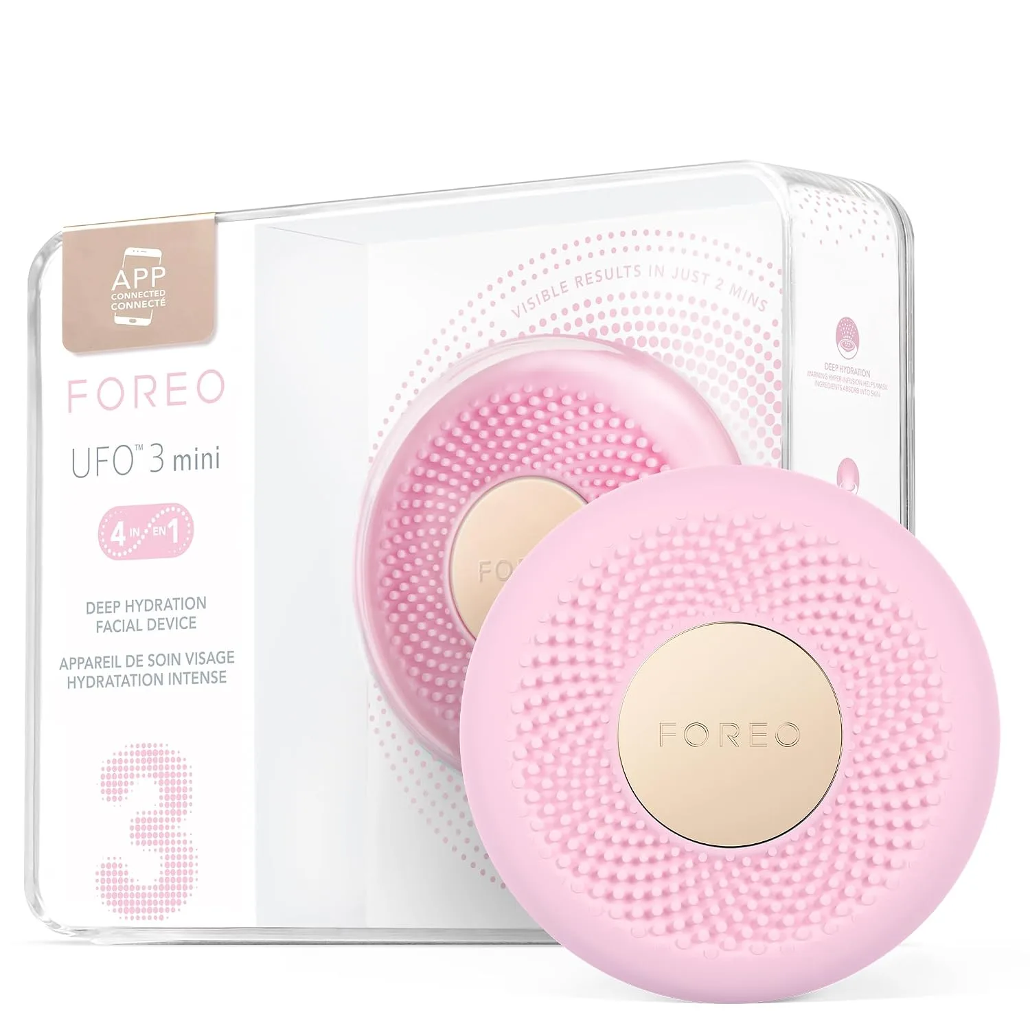 Dispositivo facial Foreo UFO 3 mini para mascarillas con luz roja