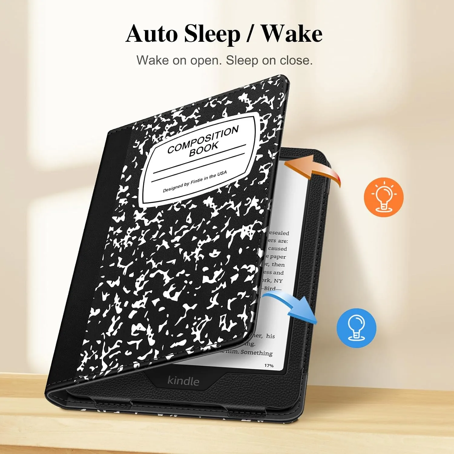 Fintie Folio Case for Kindle Paperwhite 12th/11th Gen & Kindle Colorsoft