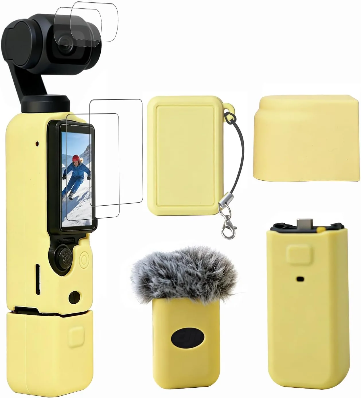 Case for DJI Osmo Pocket 3 / Xtra Muse Camera - Yellow