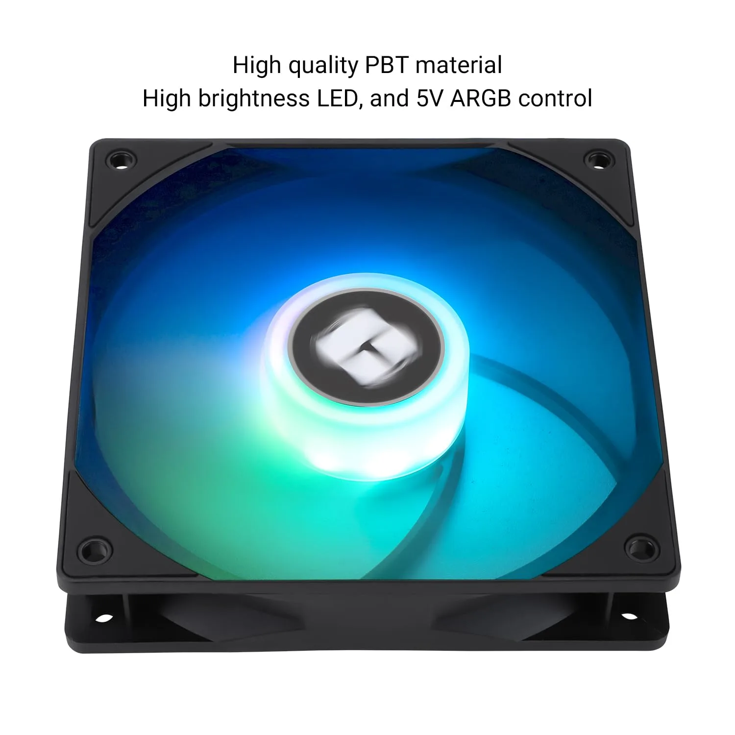 Thermalright TL-C12RB-S V2 CPU Fan 120mm ARGB Case Cooler Fan, 4pin PWM Connector Silent Computer Reverse Fan with S-FDB Bearing Included,up to 1500RPM Cooling Fan(Black ARGB)
