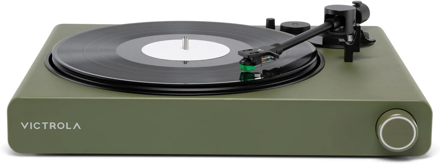 Victrola Stream Onyx - Wireless Wi-Fi Turntable, Works with Sonos - Green