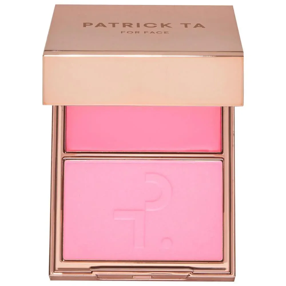 Major Headlines Double-Take Dúo Rubor en Crème y en Polvo - Just Enough soft blue pink - Just Enough soft blue pink