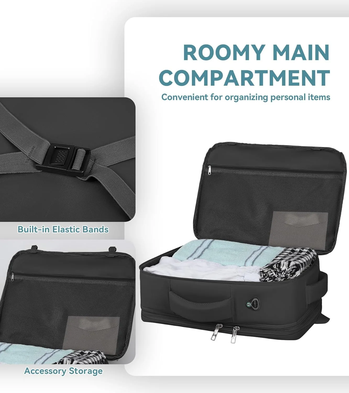 Travel Backpack, Expandable Big Carry On Backpack for Men Airline Approved