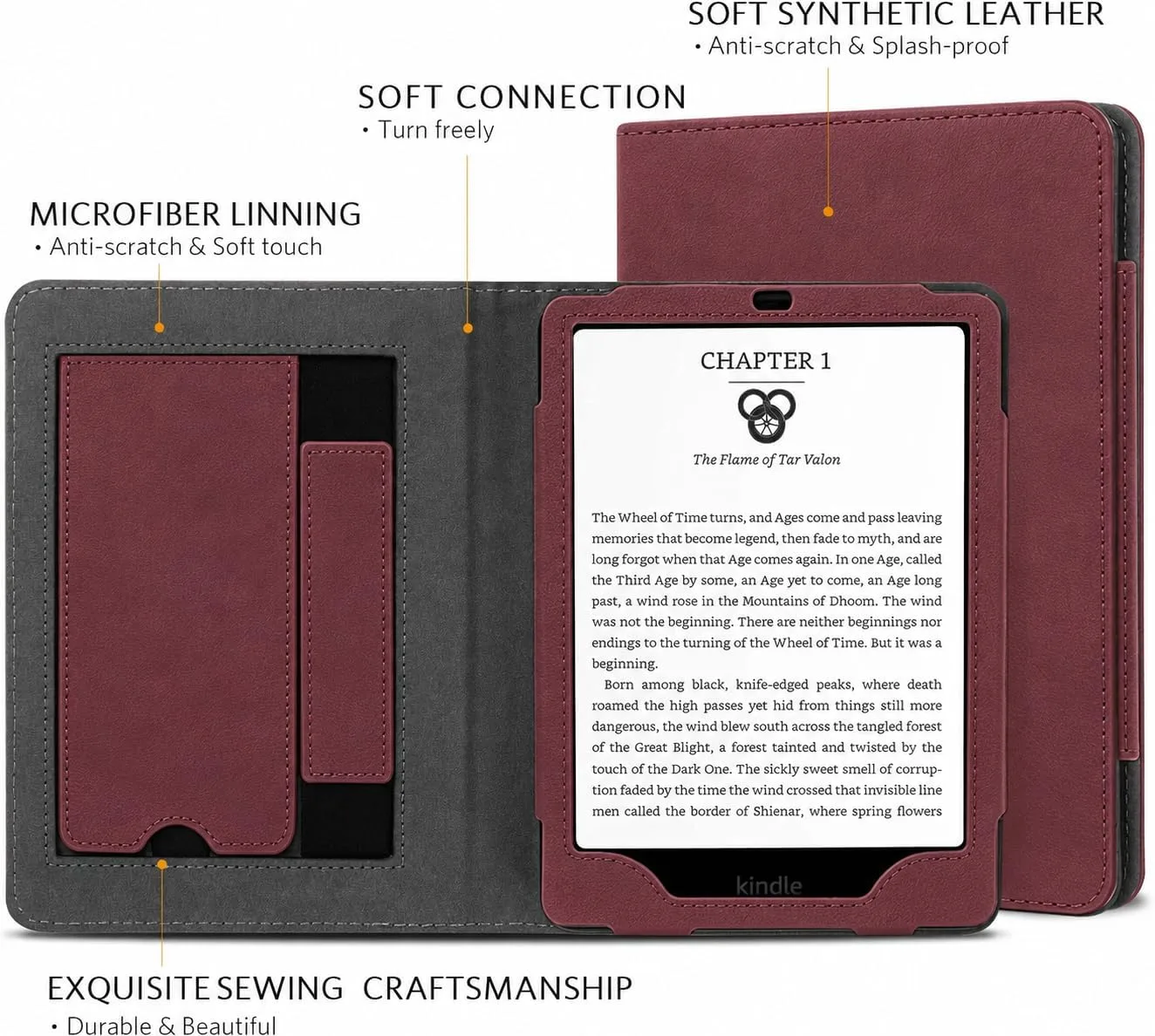 CoBak 6 Inch Case with Stand, not for iPad(A0J28), Fig