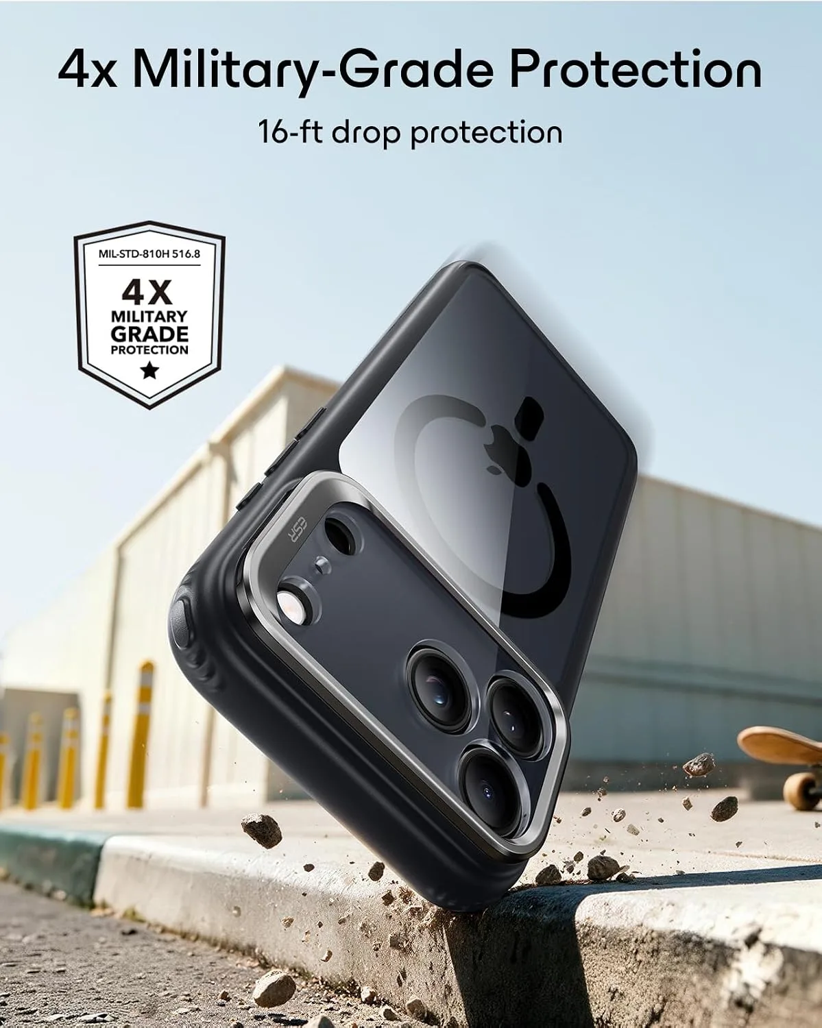 ESR Classic Hybrid for iPhone 18 Pro Max/17 Pro Max Case with Flex Stand