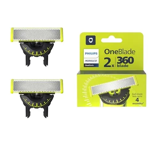 Philips Norelco OneBlade 360 Replacement Blades, 2 Pack