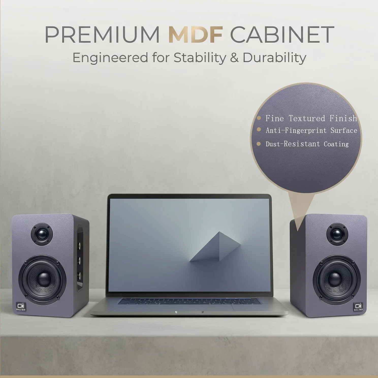 H1 Computer Speakers for Desktop PC, Monitor & Laptop, 60W