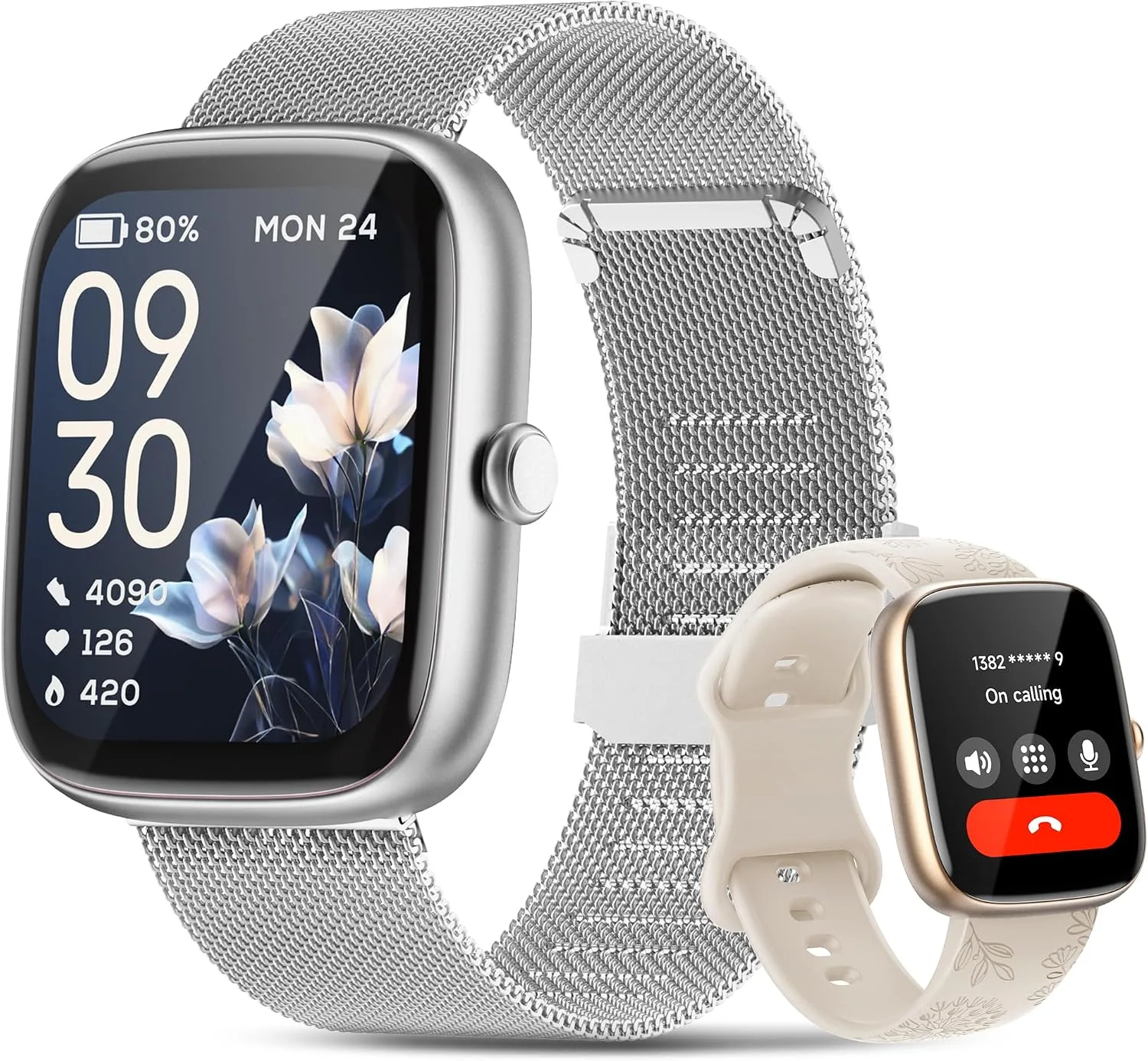 Smart Watches for Women Android/iPhone, Fitness Trackers with Answer/Call
