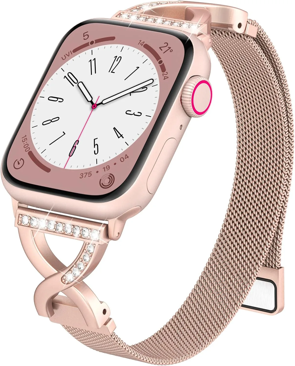 Correa para Apple Watch BRG Thin Mesh Loop con cierre en X para mujer