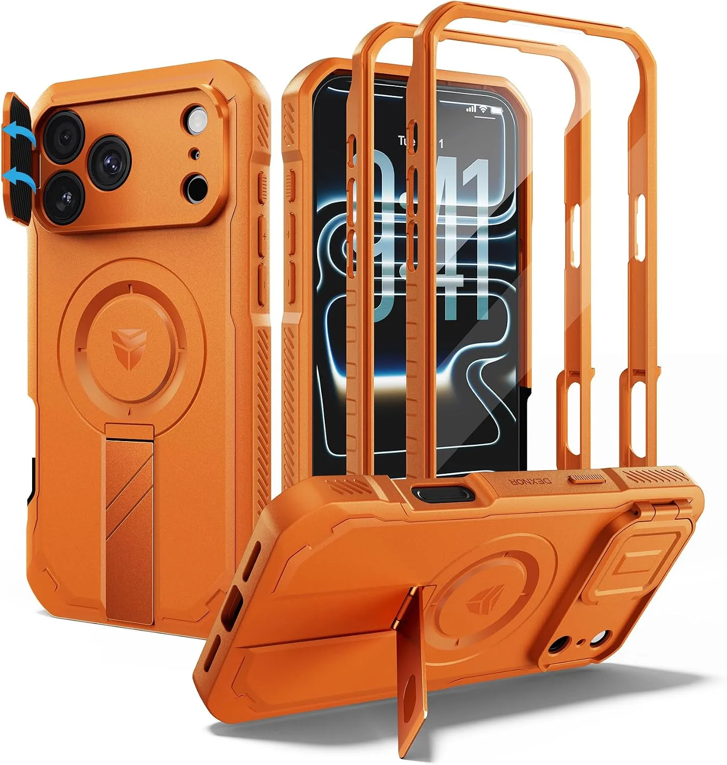 Dexnor for iPhone 18 Pro Max Case/iPhone 17 Pro Max Case, Orange