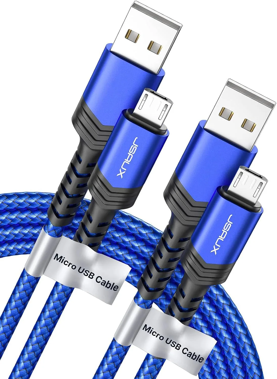 Cable Micro USB Jsaux 2 unidades 1.8 m para Android Kindle PS4