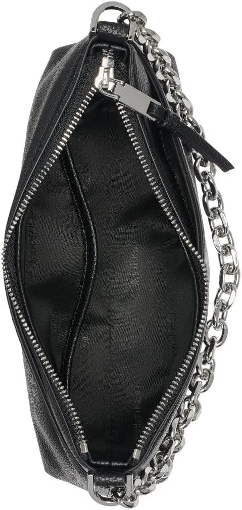Calvin Klein Women's Zoe Top Zip Chain Crossbody