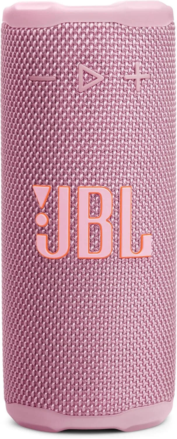 JBL Grip Portable Bluetooth Speaker, Waterproof, Ambient Light - Pink