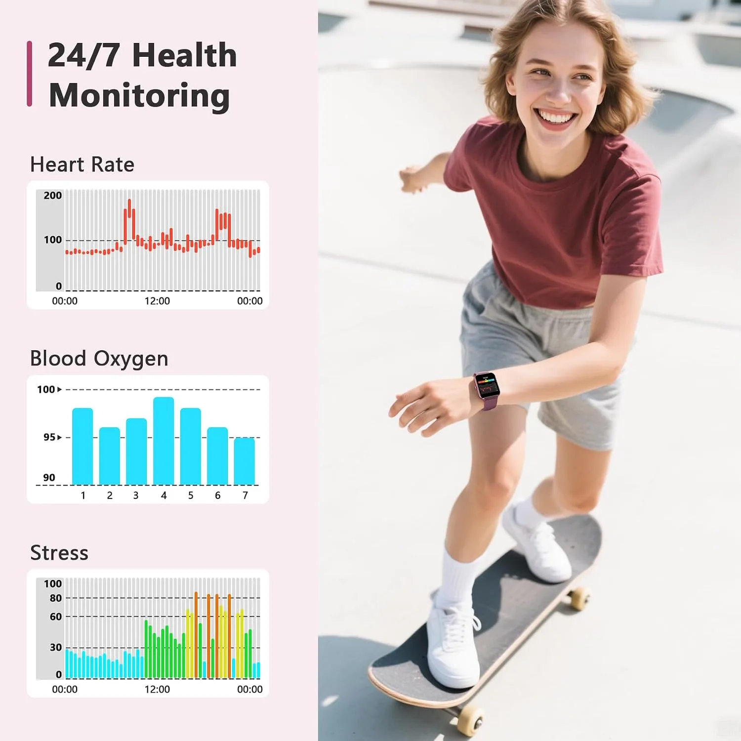 Blackview 2026 Fitness Tracker (Answer/Make Calls), 1.85'' Smart Watch for Men and Women with Heart Rate/Sleep Monitor/2 Straps, 100+ Sports Modes, IP68 Waterproof Activity Tracker for Android/iPhone