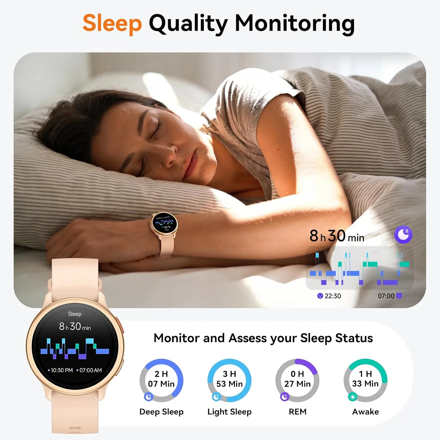 aeac Smart Watch for Women, 1.27" HD Smartwatch (Answer/Make Calls)