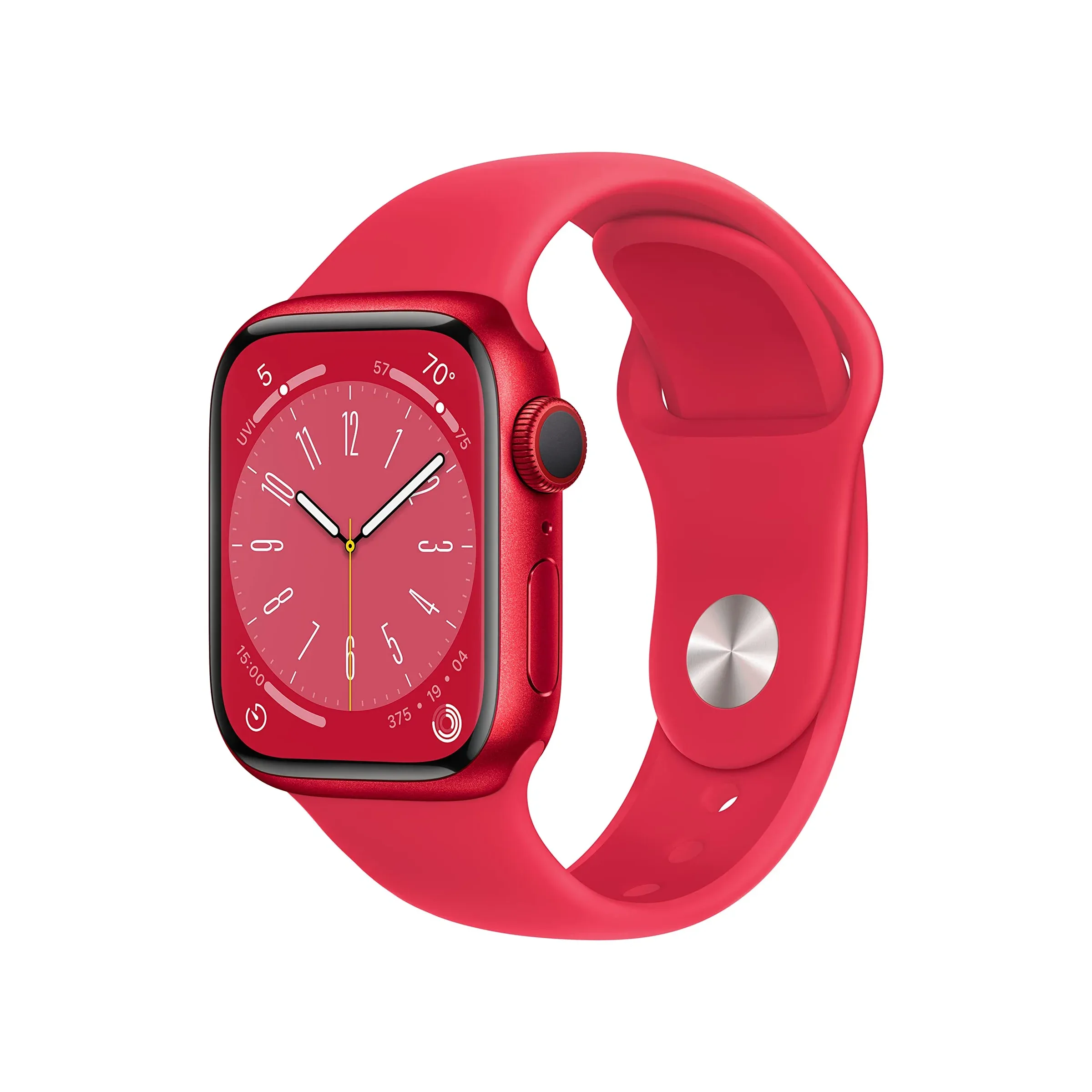 Apple Watch Series 8 GPS + Cellular 41mm Caja Aluminio Rojo con Correa Sport Roja M/L Reacondicionado