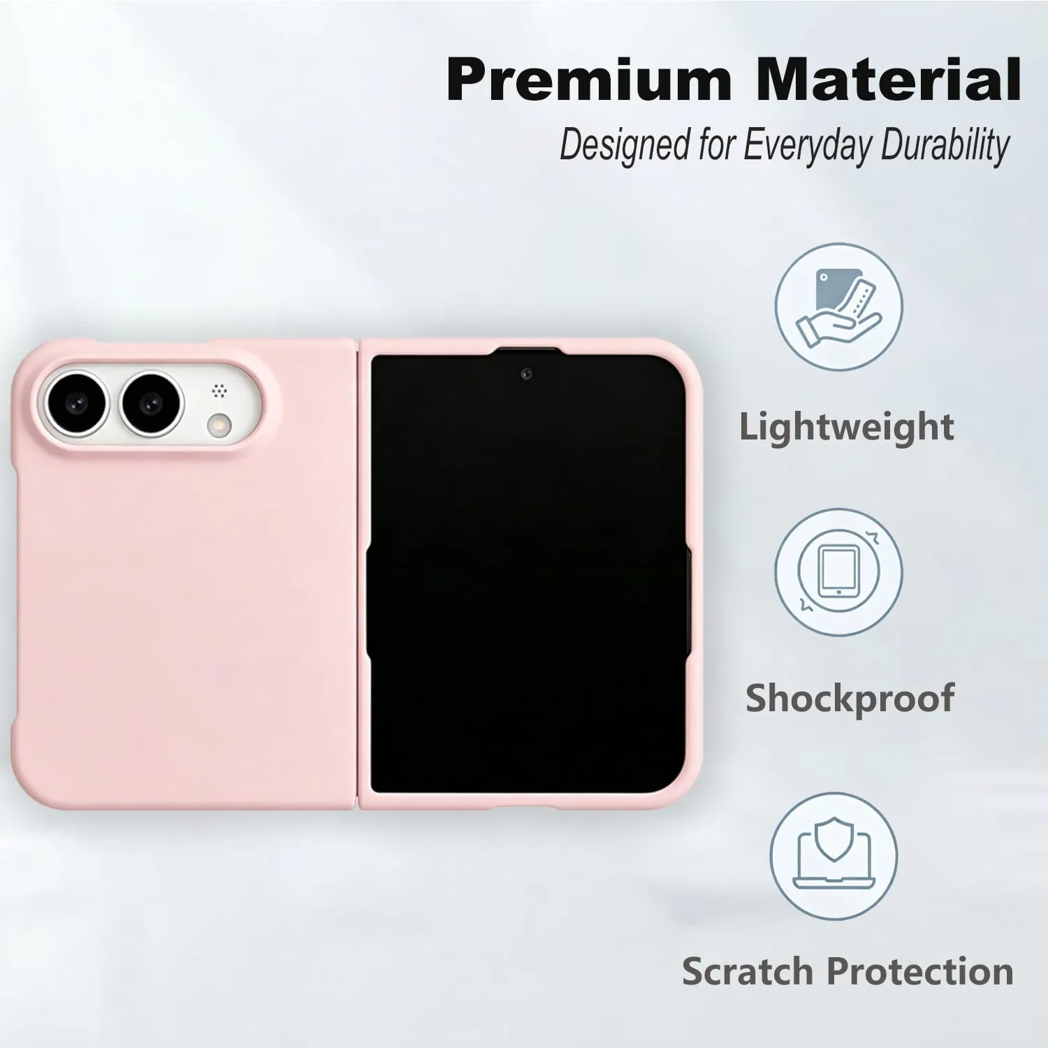 Matte PC Case for iPhone Duo - Pink