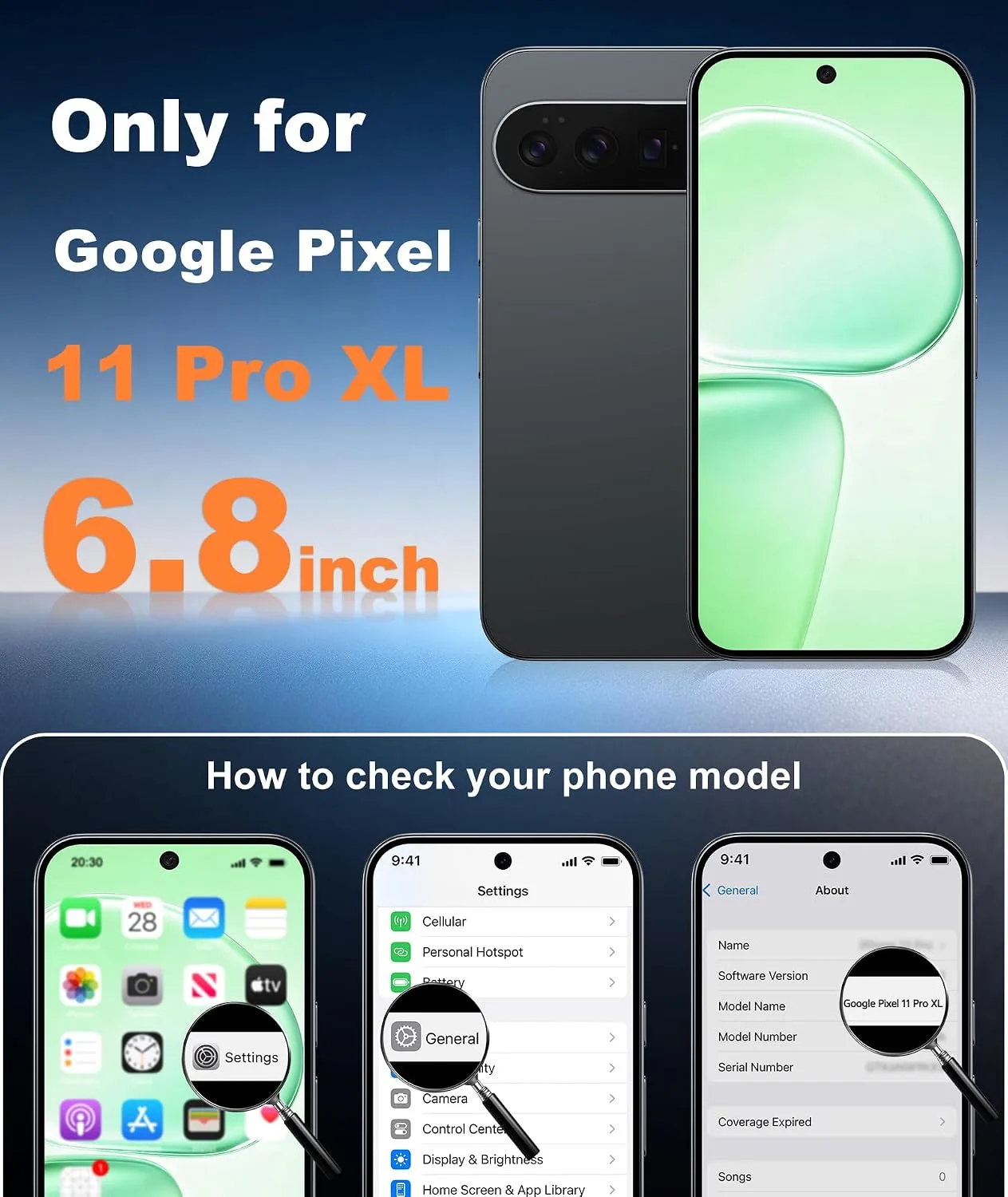 FNTCASE for Google Pixel 11 Pro XL Case Fit for MagSafe Green