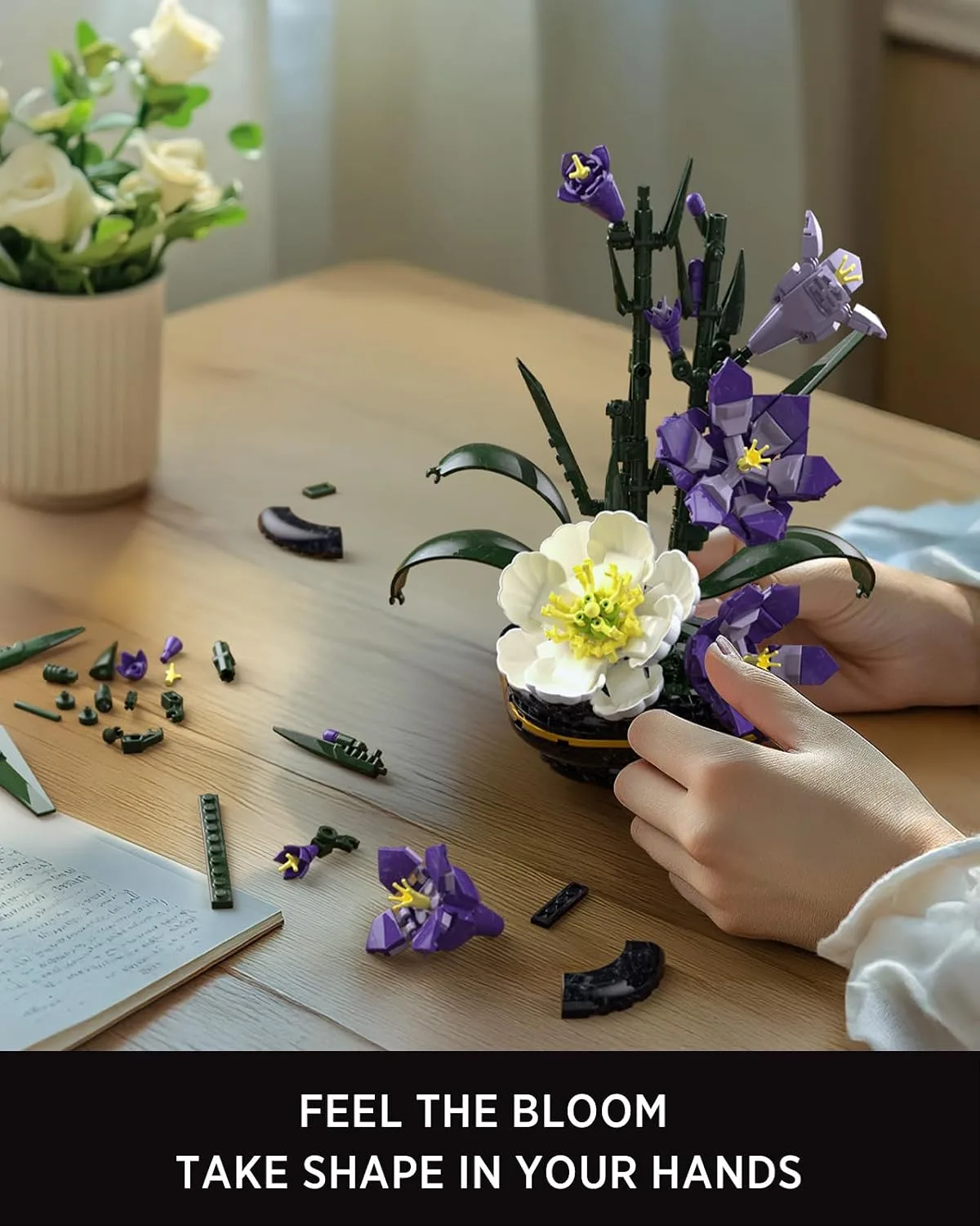 Nifeliz Gladiolus Flower Building Set, Bloom Up Series, NF10332