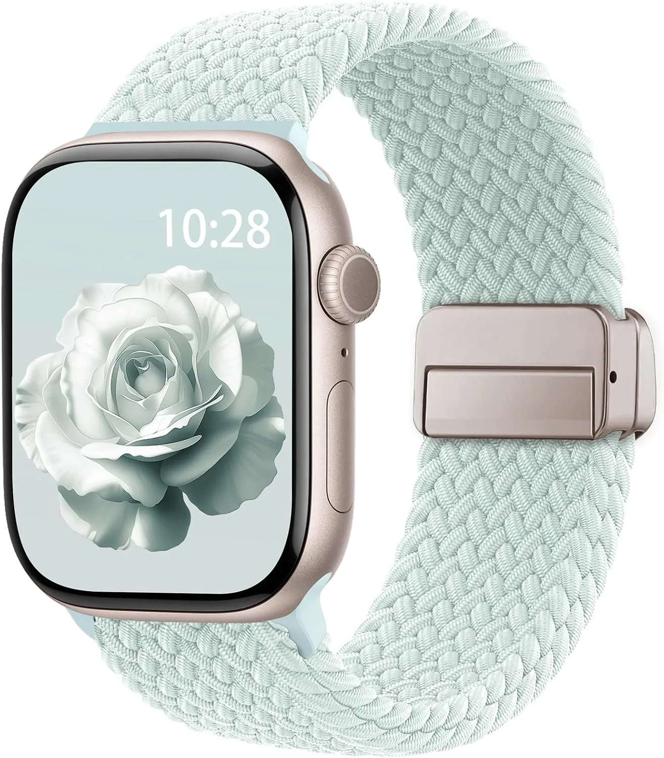 Correa deportiva magnética trenzada elástica Heartboom para Apple Watch unisex