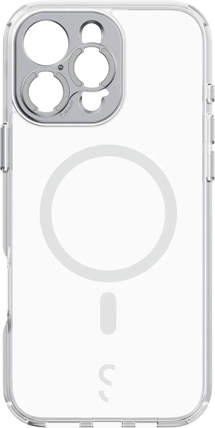 ShiftCam Camera Case Compatible with iPhone 16 | Built-in Lens Mount | Magnetic-Case | Shoot Stunning Photos Instantly (Clear, iPhone 16 Pro Max)