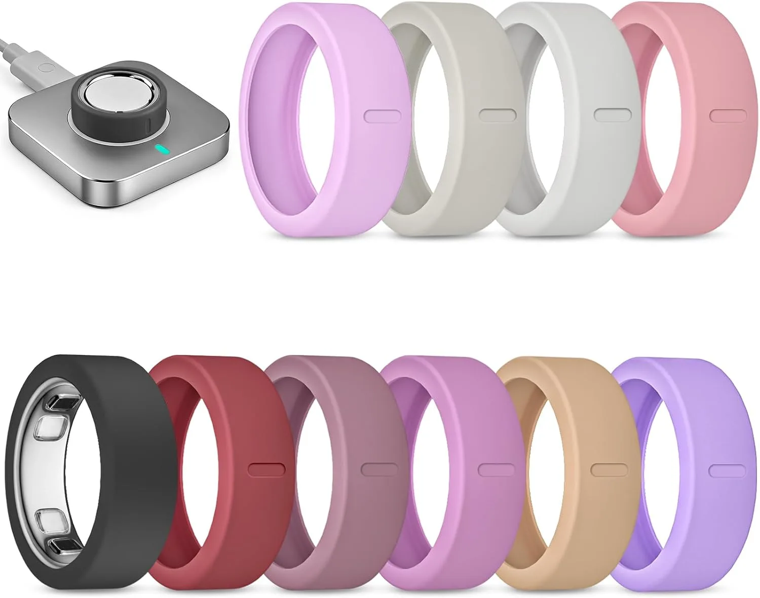 10 Pack Ultra-Thin Cover Compatible with Oura Ring 5