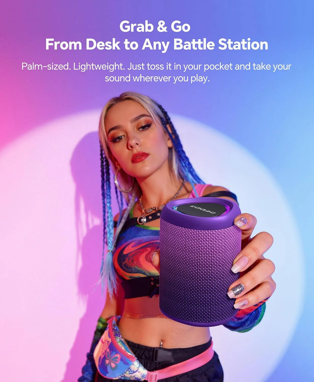 Portable Bluetooth Speaker Gift Ideas: Outdoor Travel Essentials Waterproof