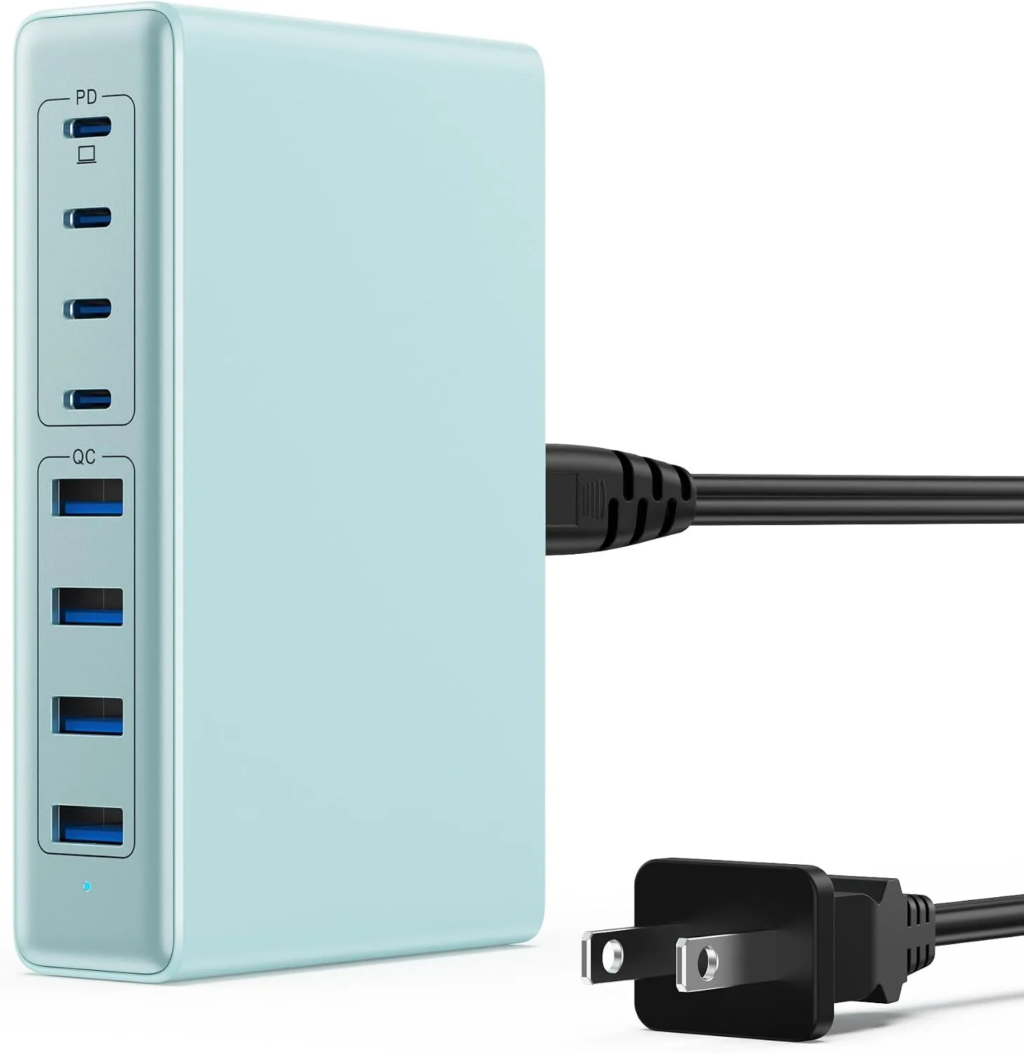 USB C Charger 200W USB C Charger Block,Upgraded GaN III 8-Port Fast Charging Station Hub,PD 65W Laptop Charging Adapter Compatible with MacBook Pro/Air,DELL,Steam Deck,iPhone 16/15/14,Galaxy S23/22