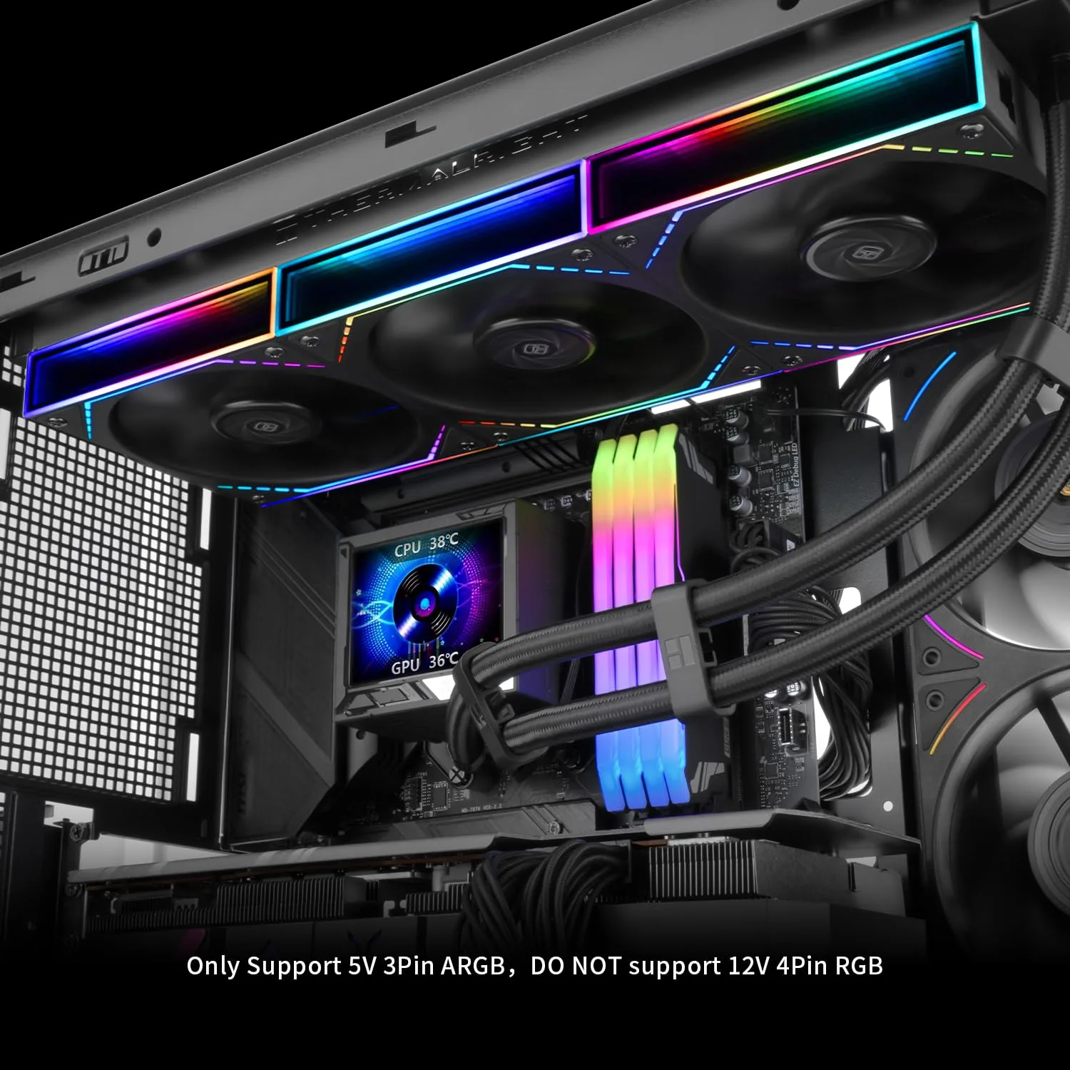 Thermalright Mjolnir Vision 360 ARGB Black V2 CPU AIO Cooler