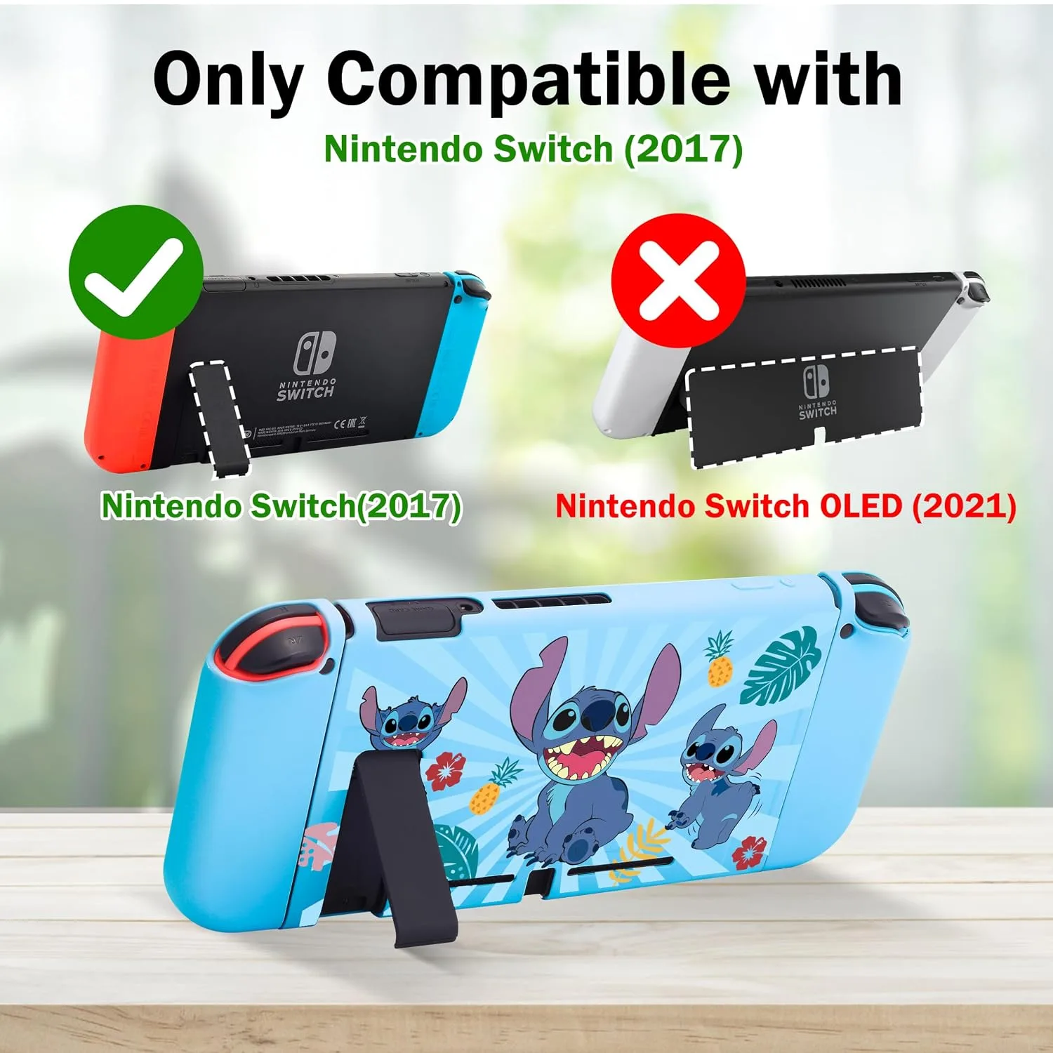Xcitifun Case Designed for Nintendo Switch for Girls Boys Kids Soft Slim TPU Switch Cases Cute Kawaii Character Cartoon Protective Shell Cover Compatible with Nintendo Switch 2017 - Three Dogs