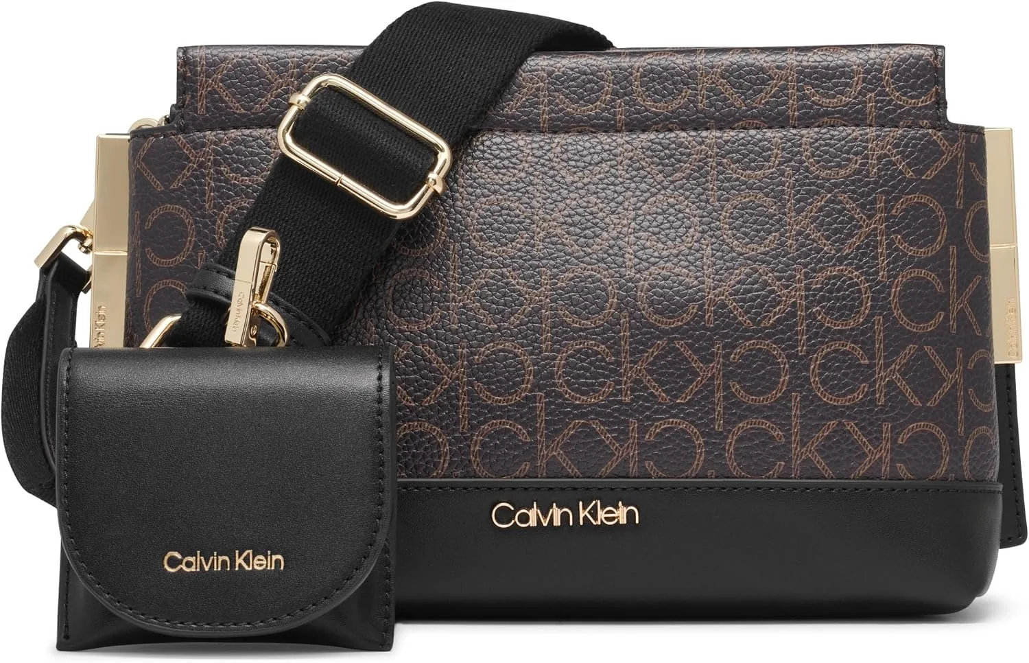 Calvin Klein Women's Bianca Triple Compartment Crossbody Handbag